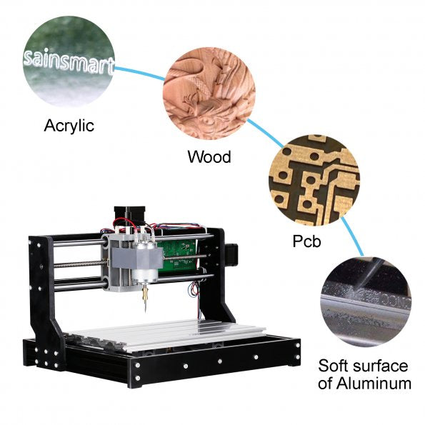 Genmitsu 3018-PRO manufacturer material examples
