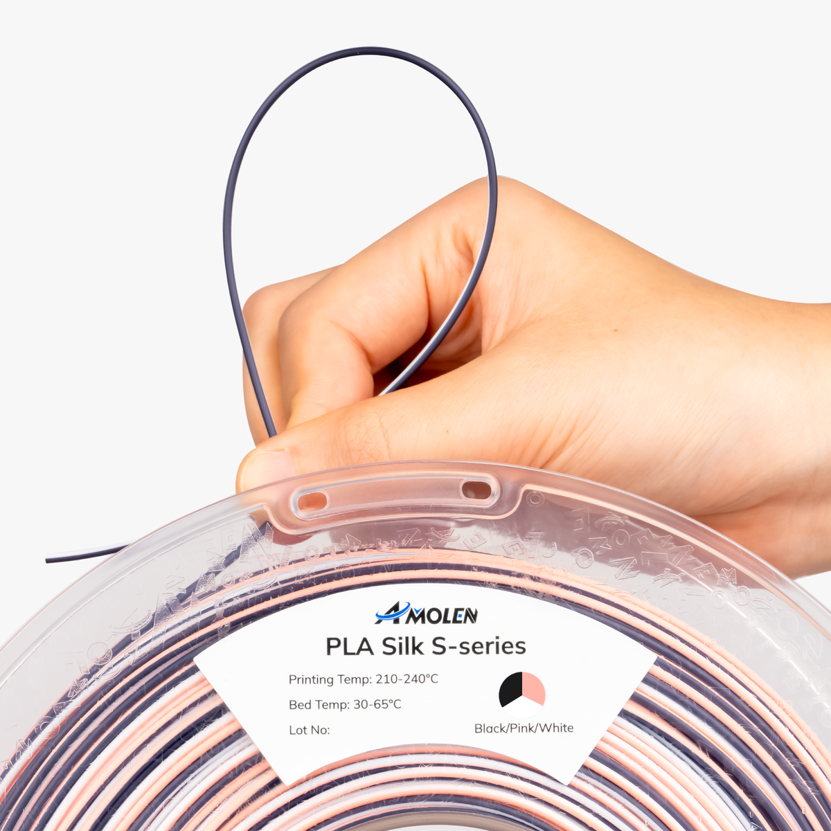 Amolen PLA Silk S-Series Filament, 1.75mm, 1kg