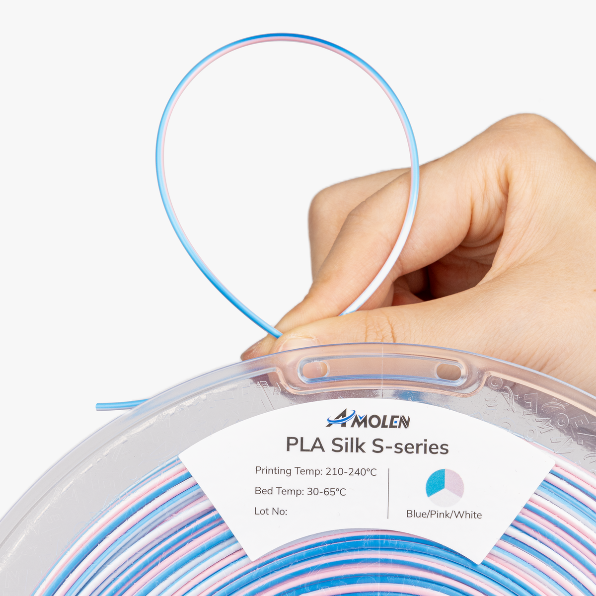 Amolen PLA Silk S-Series Filament, 1.75mm, 1kg