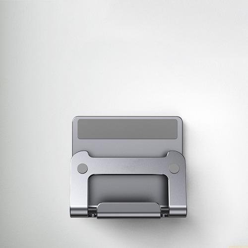 Front view of the gray SaharaCase wall holder