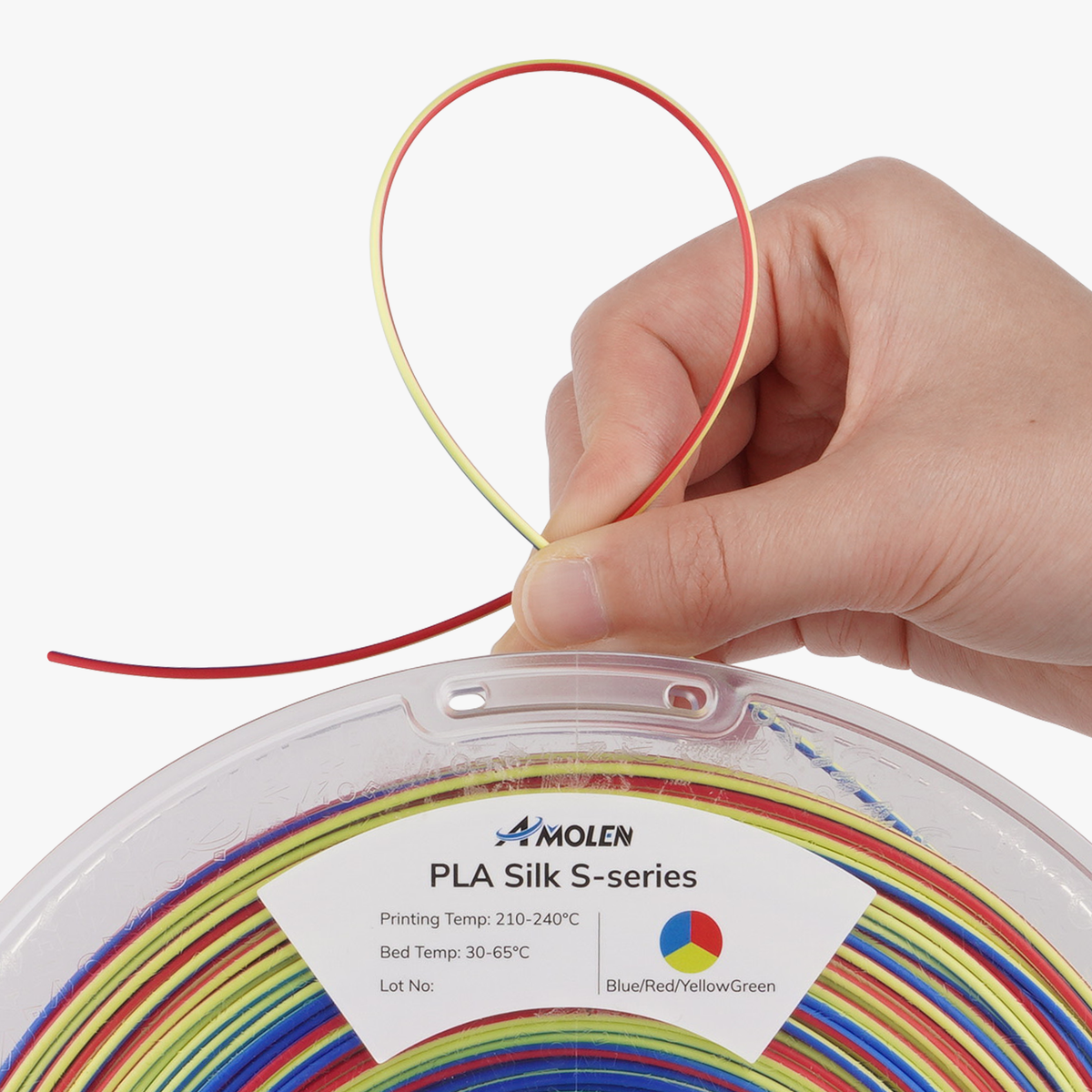 Amolen PLA Silk S-Series Filament, 1.75mm, 1kg