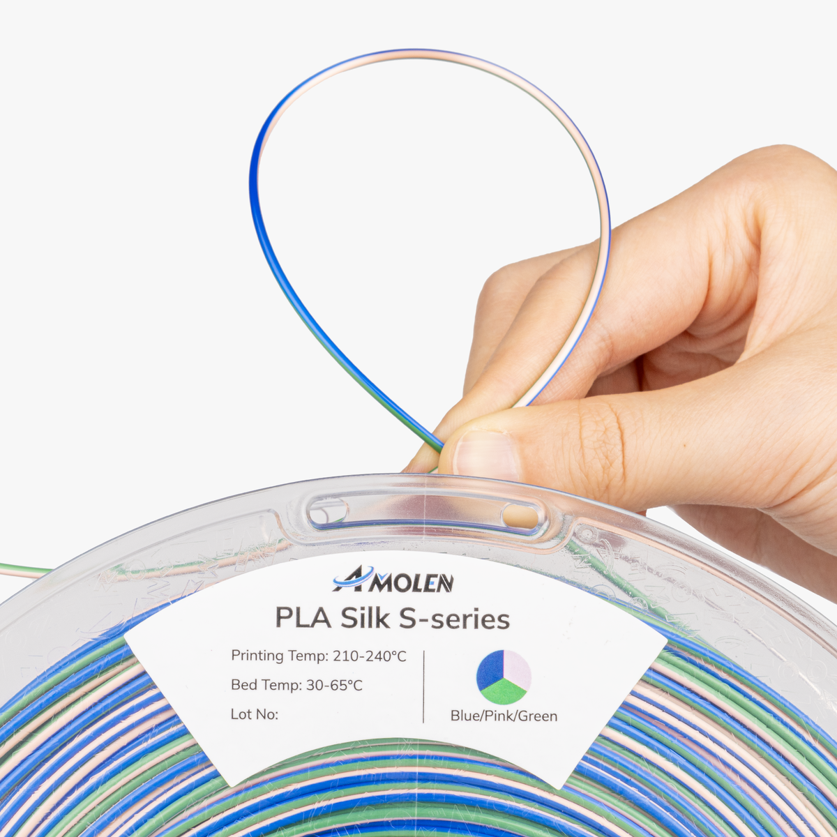 Amolen PLA Silk S-Series Filament, 1.75mm, 1kg