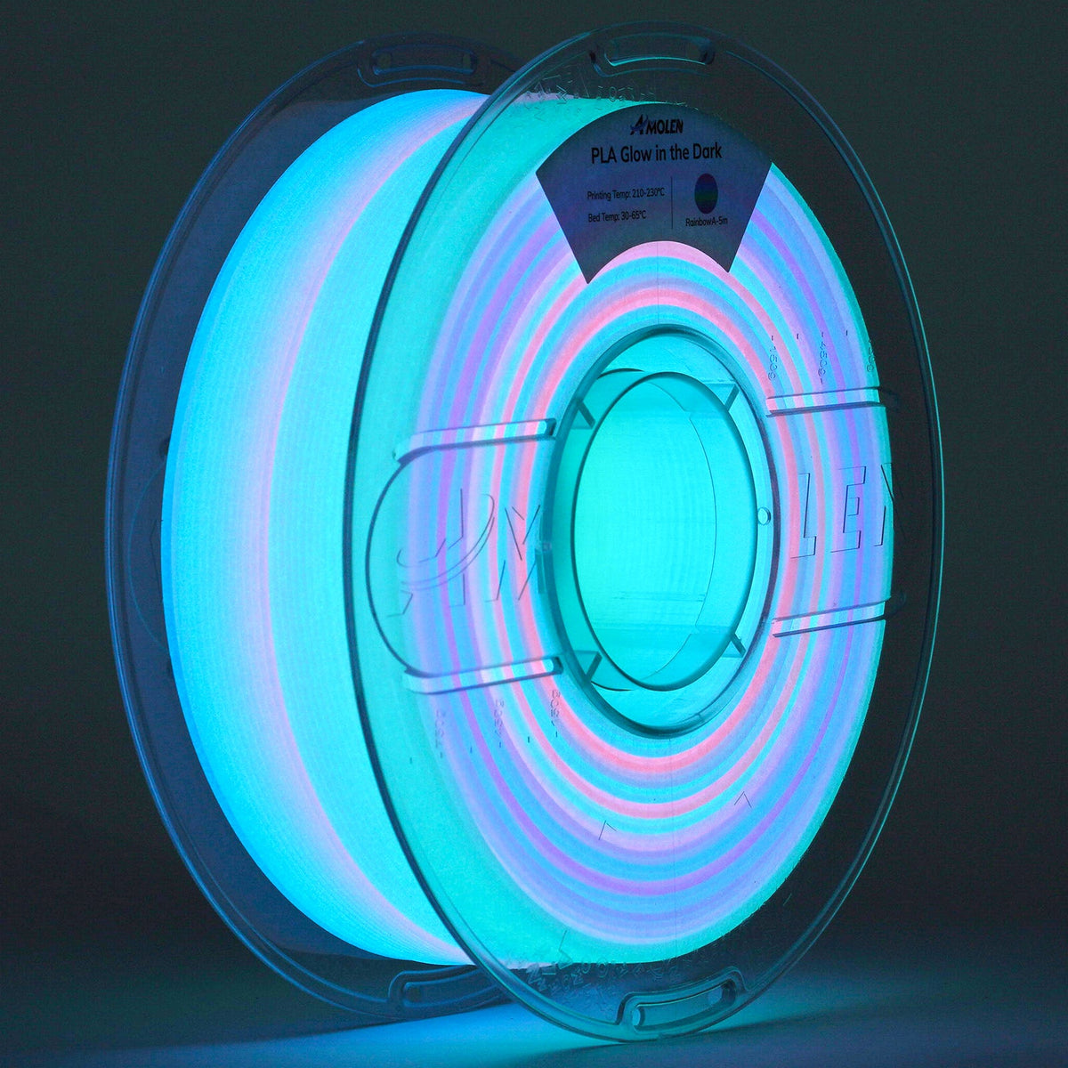 Amolen PLA Glow-in-the-Dark 1.75mm, 1KG/2.2LB