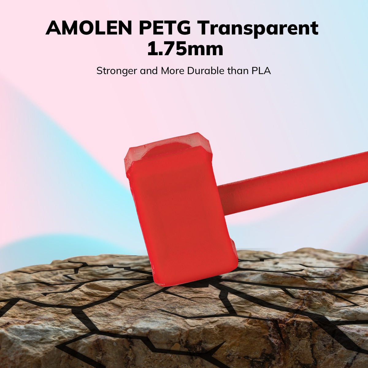 Amolen PETG Basic 1.75mm, 1KG/2.2LB