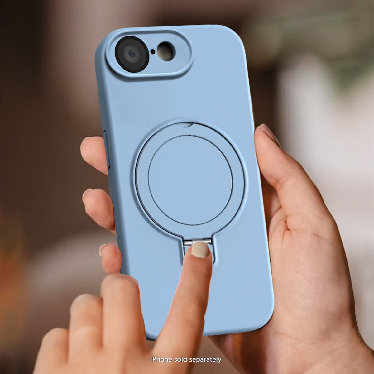 SaharaCase Venture Silicone Case for iPhone 17e & iPhone 16e — case fit and edge details
