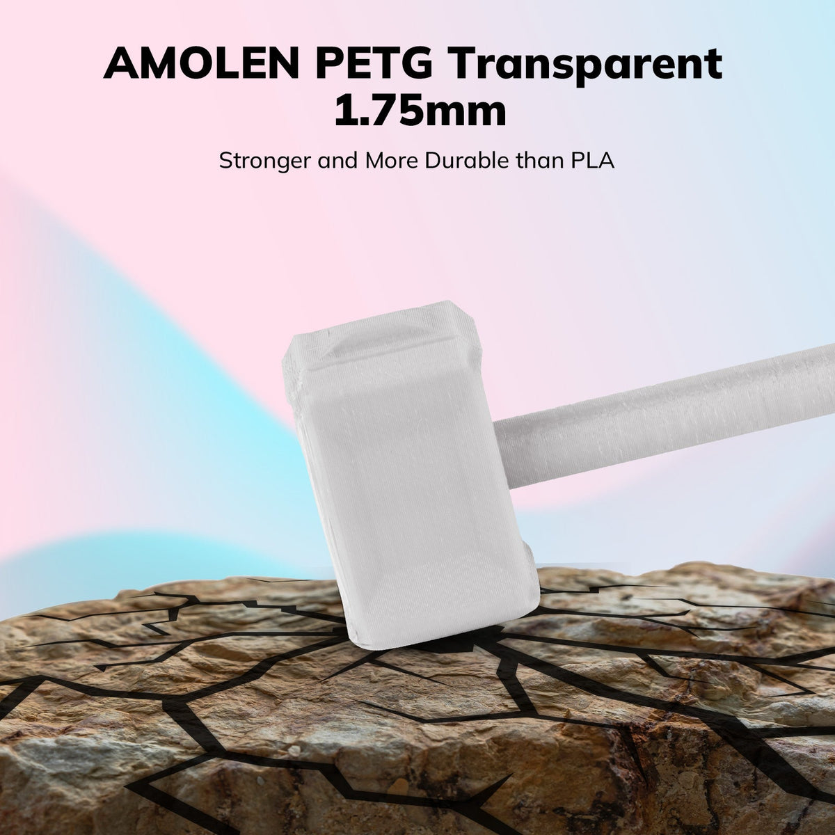 Amolen PETG Basic 1.75mm, 1KG/2.2LB