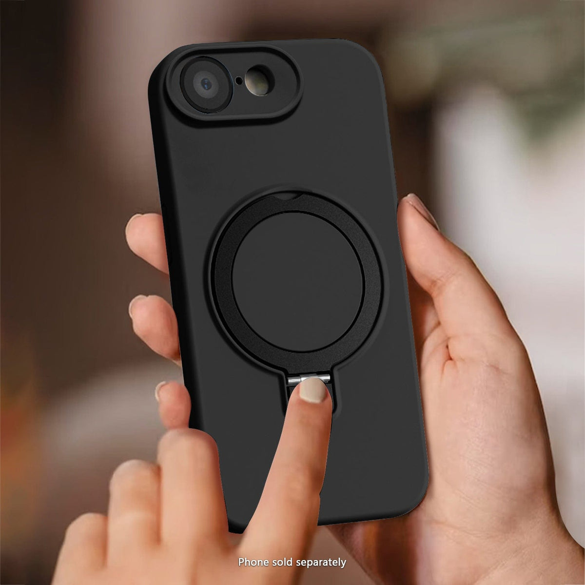 SaharaCase Venture Silicone Case for iPhone 17e & iPhone 16e — case fit and edge details
