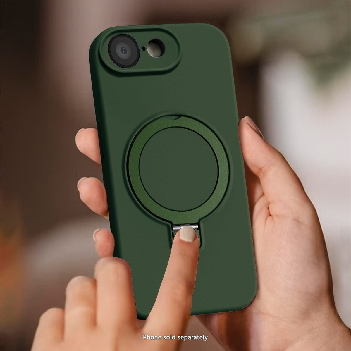 SaharaCase Venture Silicone Case for iPhone 17e & iPhone 16e — case fit and edge details