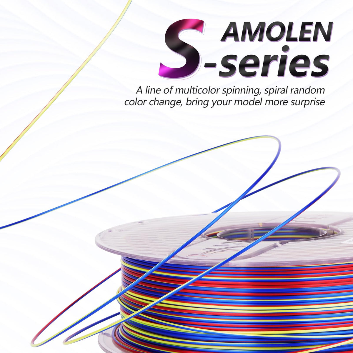 Amolen PLA Silk S-Series Variety Pack (4x1kg) - 1.75MM