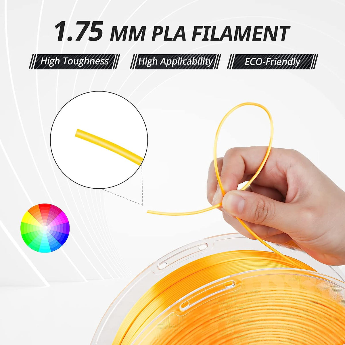 Amolen PLA Silk Basic Variety Pack (4x200g) - 1.75MM