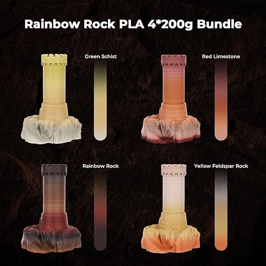 Amolen PLA Marble Variety Pack (4x200g)