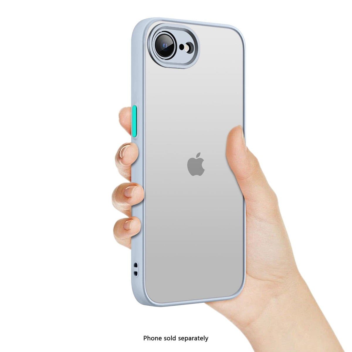 SaharaCase Venture Clear Case for iPhone 17e & iPhone 16e — case demonstration with phone