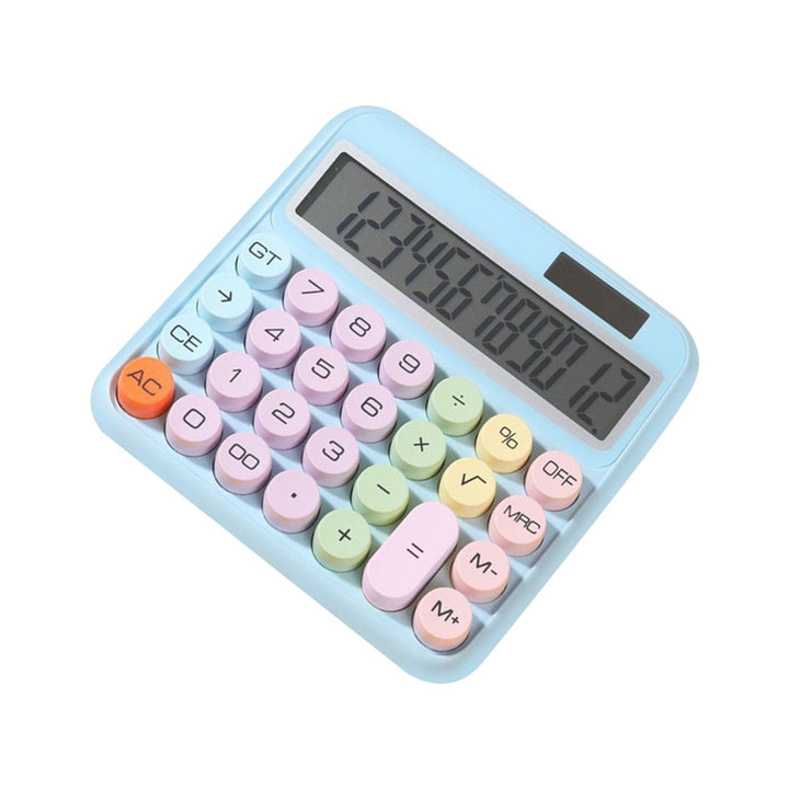 SaharaCase Blue KB50 desktop calculator with 12-digit display