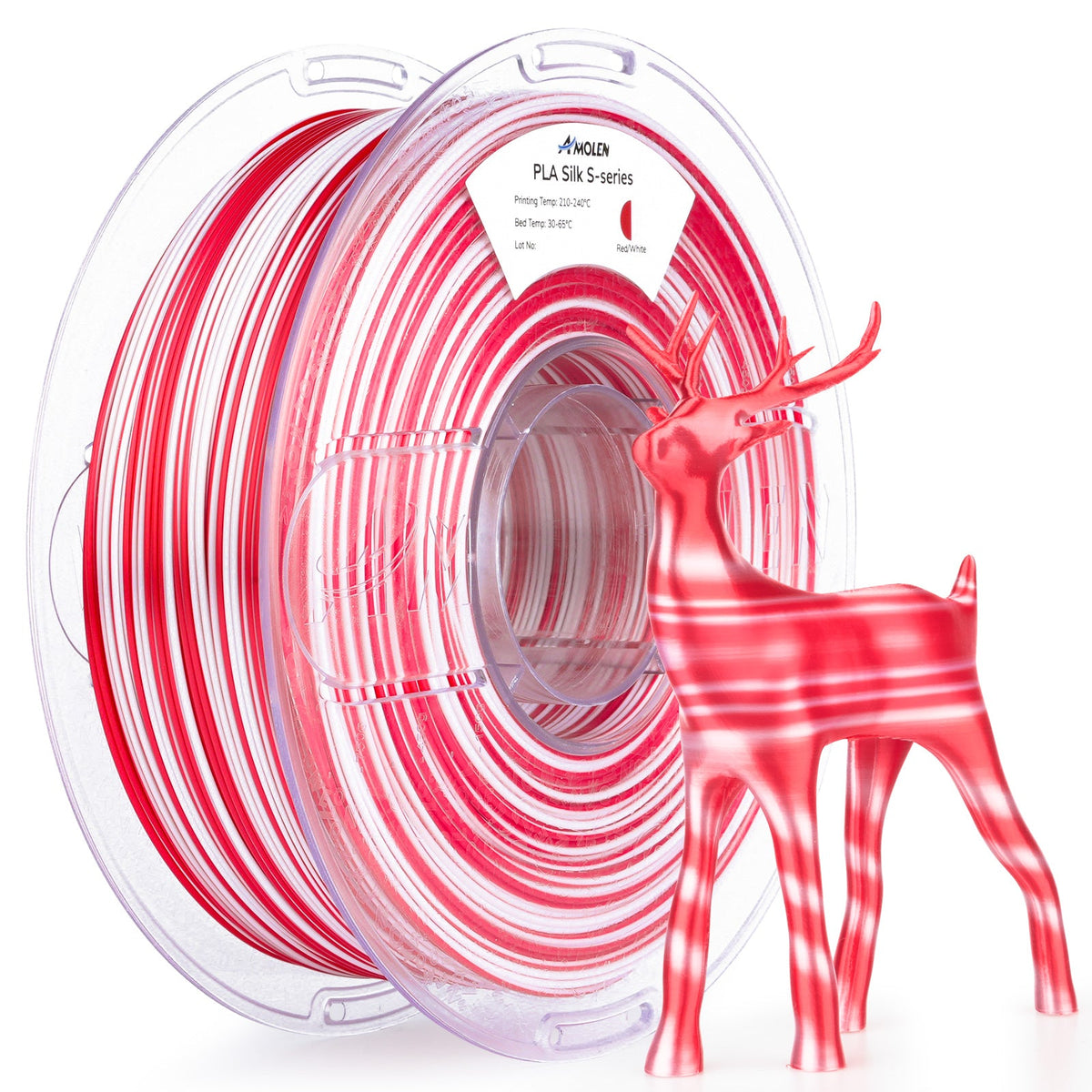 Amolen PLA Silk S-Series Filament, 1.75mm, 1kg