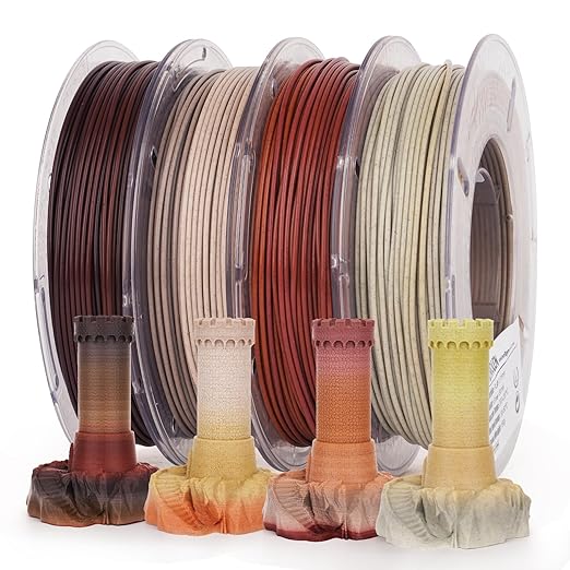Amolen PLA Marble Variety Pack (4x200g)