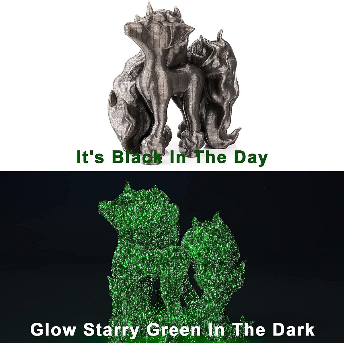 Amolen PLA Glow in the Dark Variety Pack (4x200g)