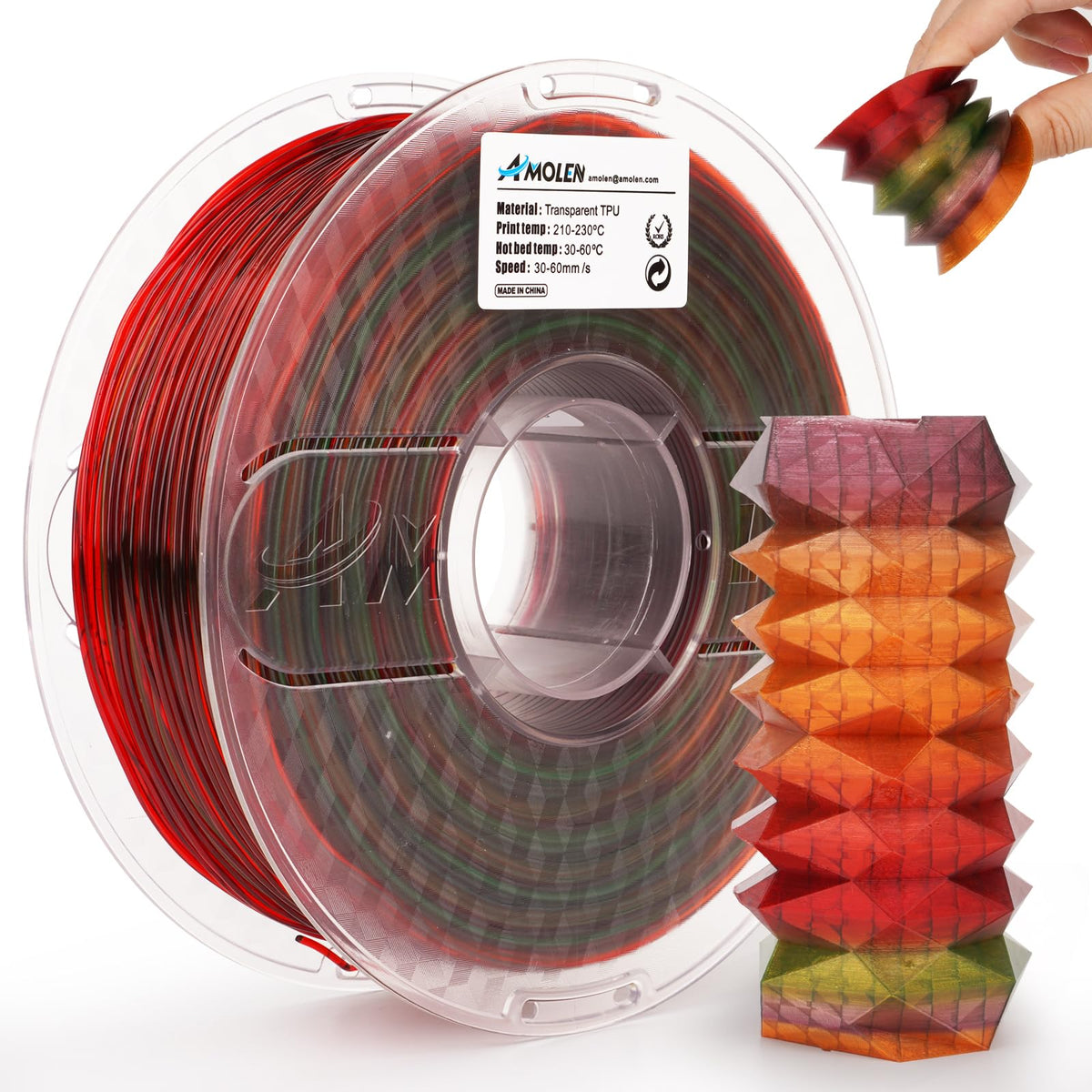 Amolen TPU Rainbow 1.75mm, 1KG