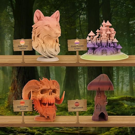 Amolen PLA Wood Variety Pack (4x200g)