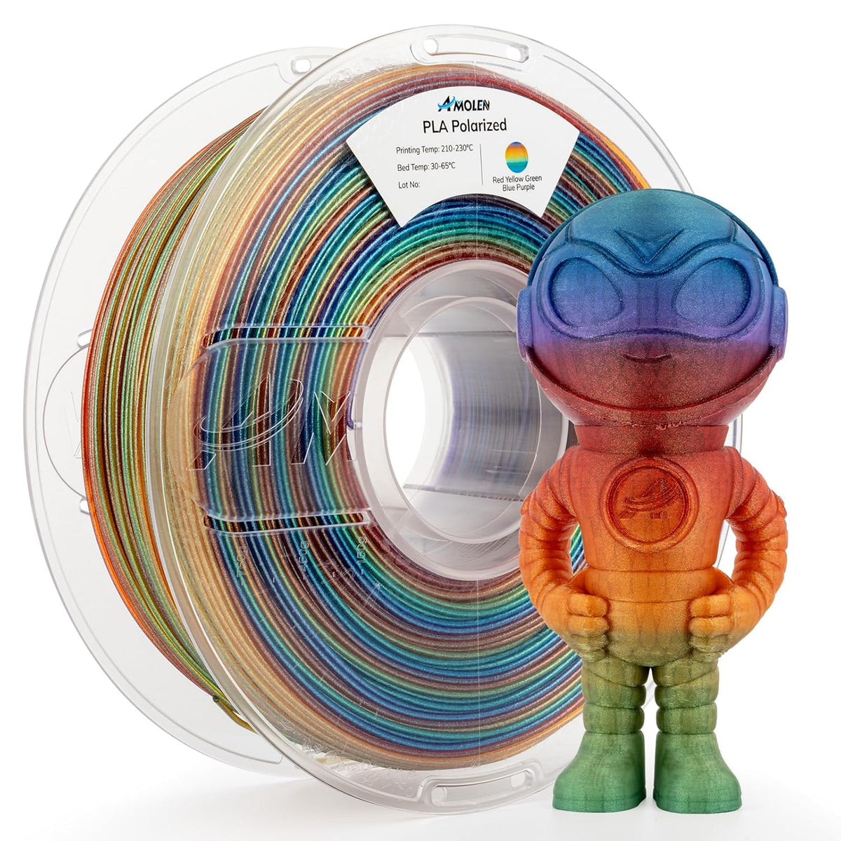 Amolen PLA Galaxy / Sparkle & Shiny 1.75mm, 1KG/2.2LB
