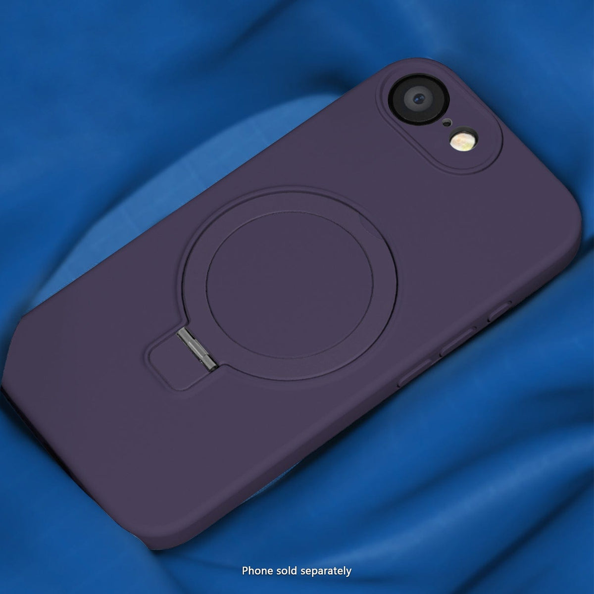 SaharaCase Venture Silicone Case for iPhone 17e & iPhone 16e — case demonstration with phone