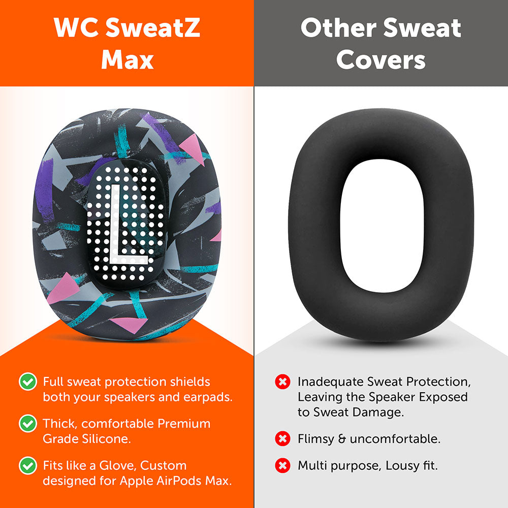Wicked Cushions Apple Airpods Max 1 Earpad Sweat Covers - WC SweatZ Max