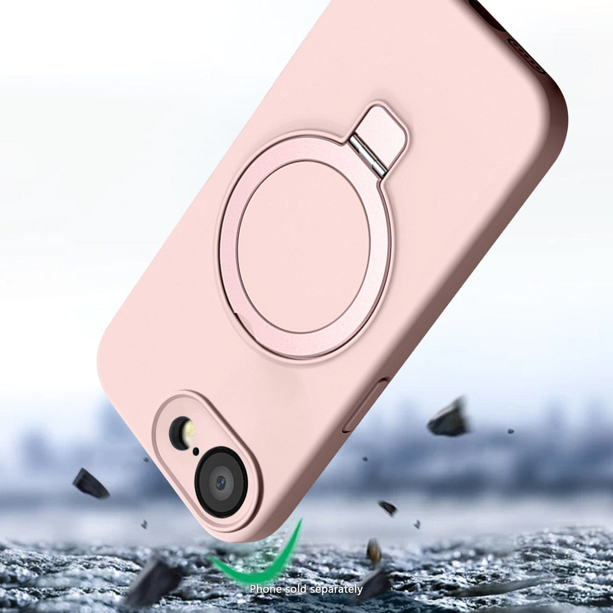 SaharaCase Venture Silicone Case for iPhone 17e & iPhone 16e — case exterior and design details
