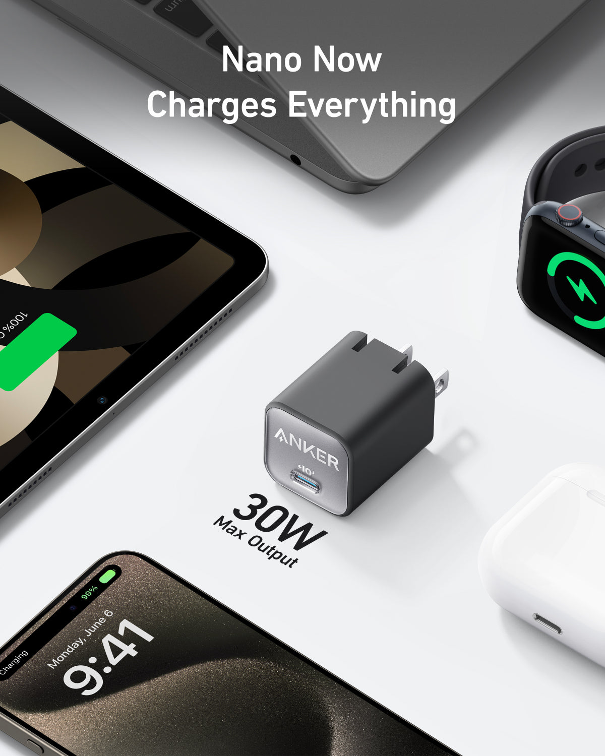 Anker Nano 30W USB-C Wall Charger