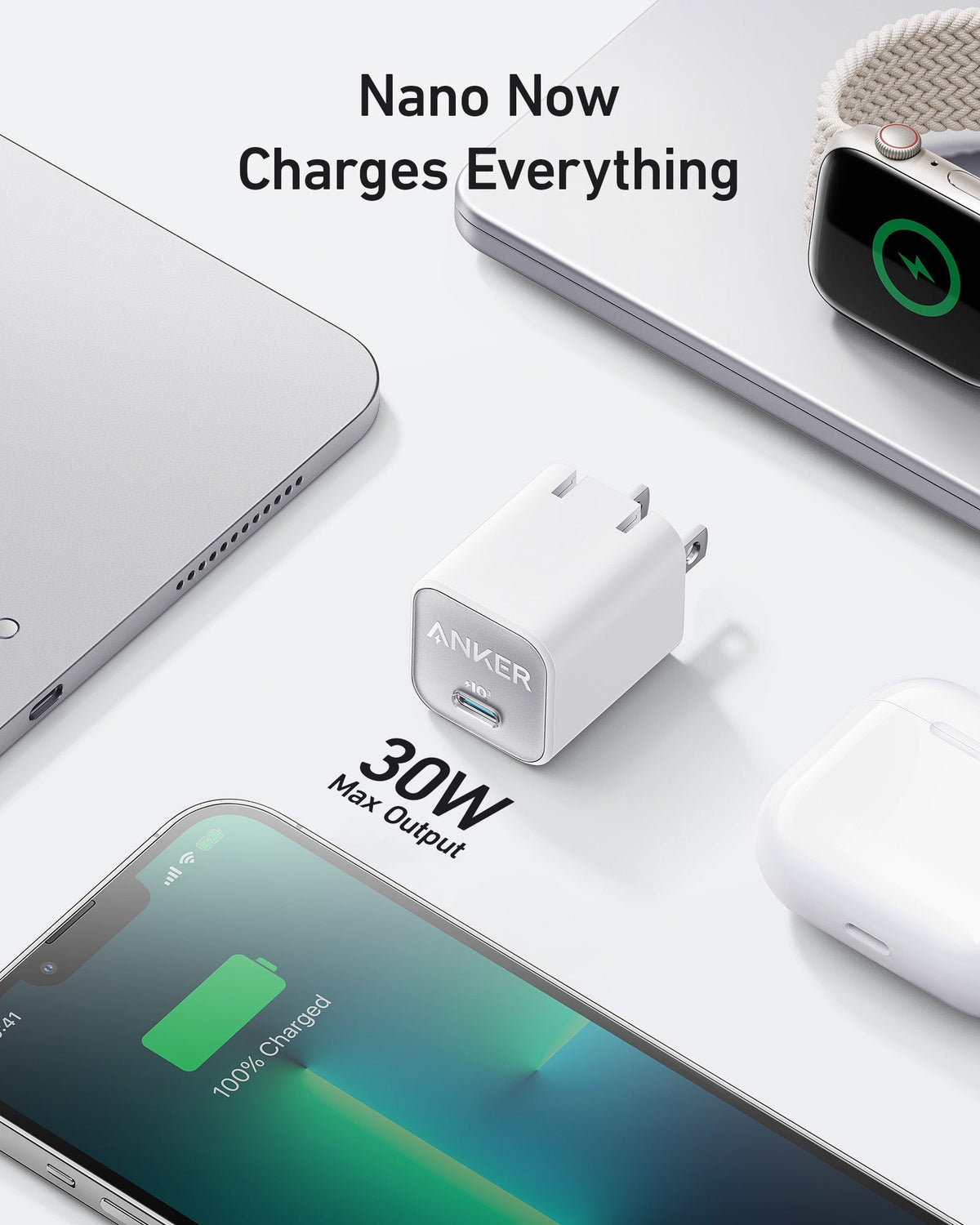 Anker Nano 30W USB-C Wall Charger