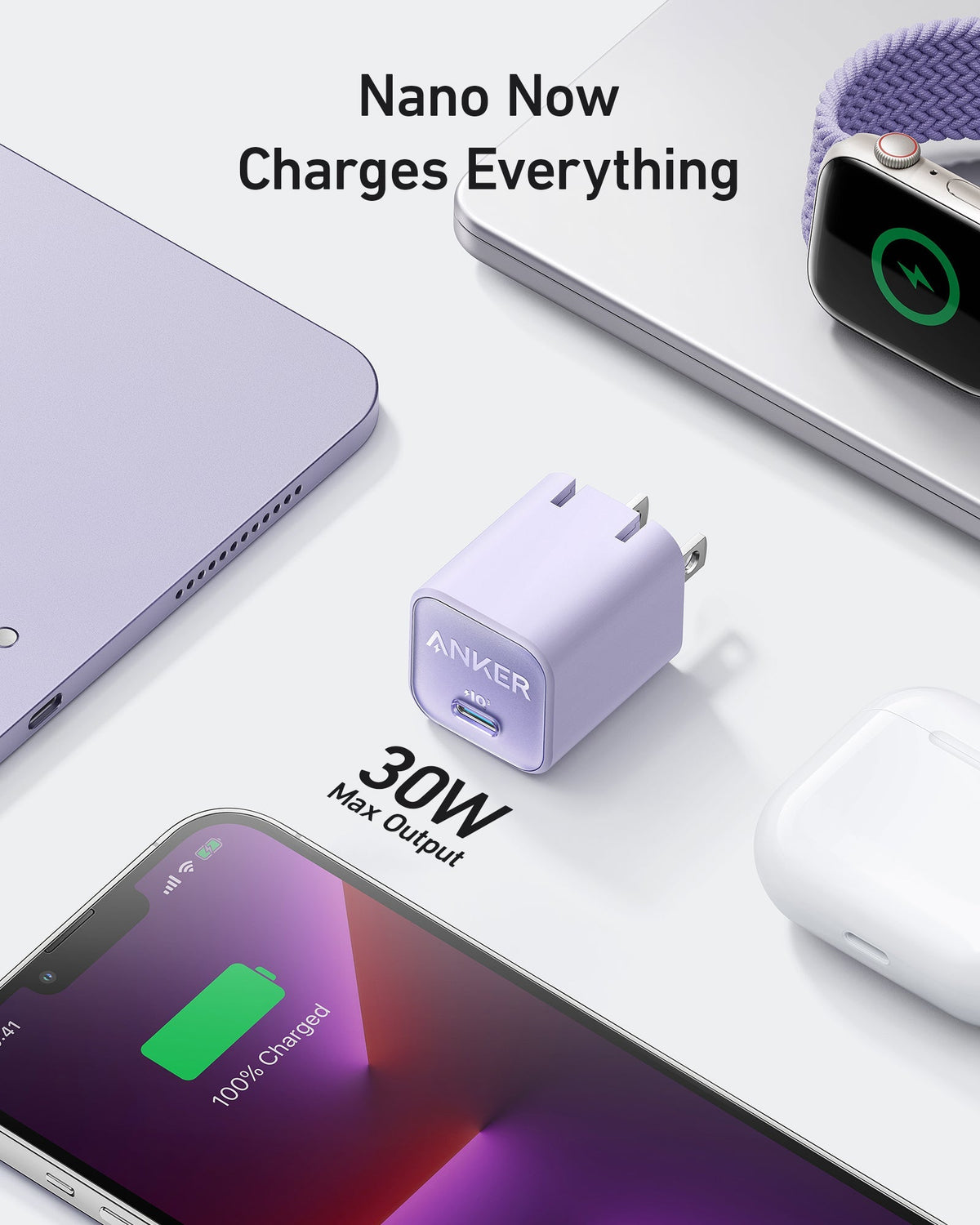 Anker Nano 30W USB-C Wall Charger