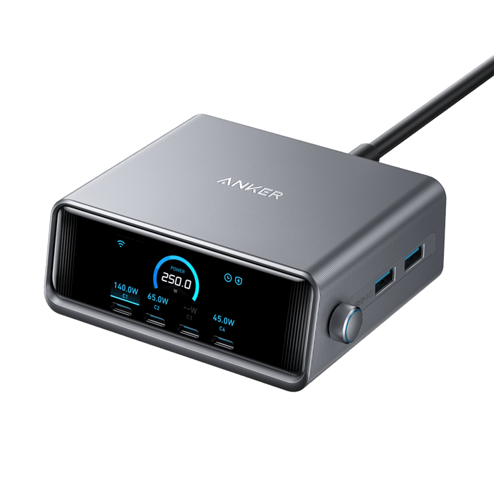 Anker Prime 250W 6-Port GaNPrime Desktop Charger