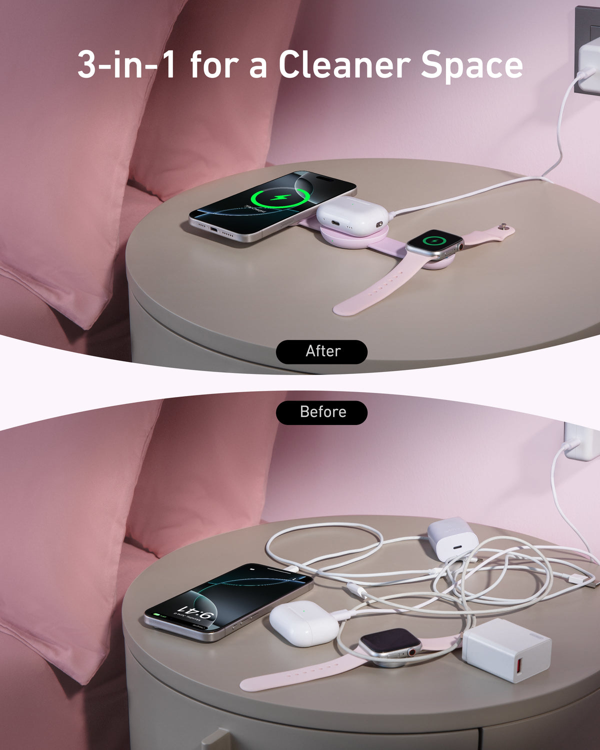 Anker MagGo 3-in-1 Foldable Qi2 Wireless Charging Pad