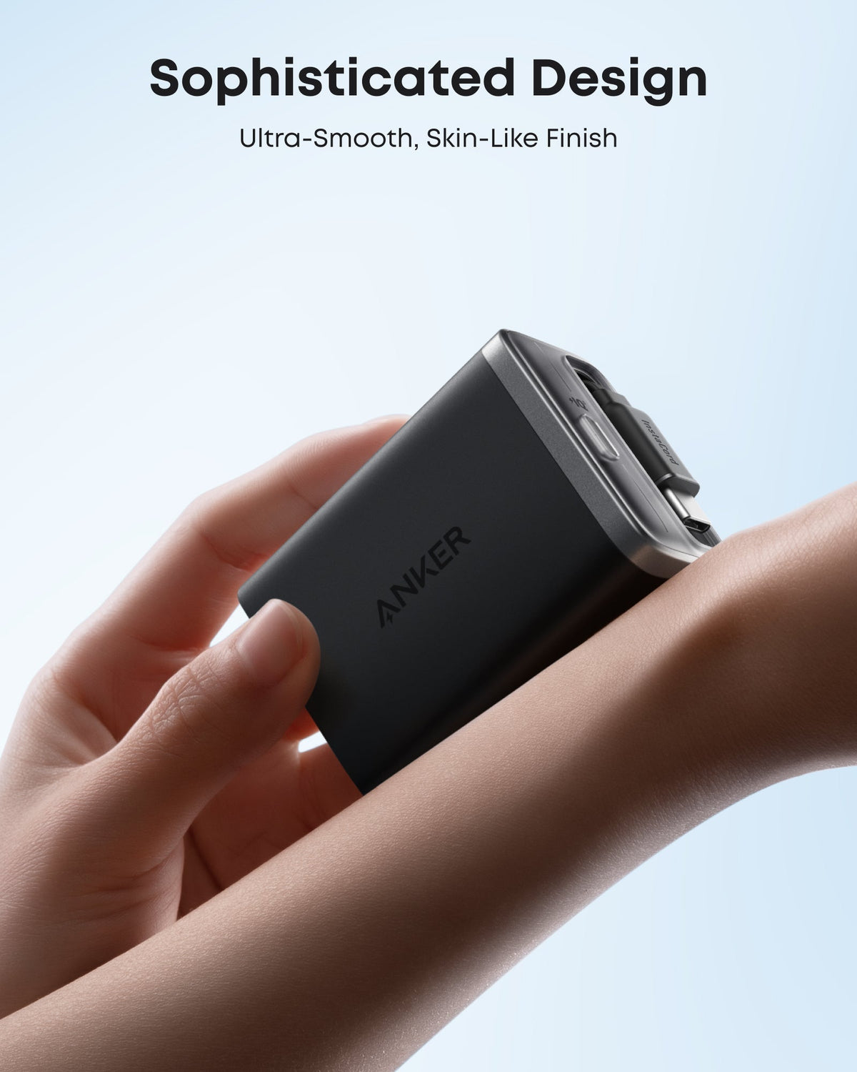 Anker Nano 35W Charger with Retractable USB-C Cable