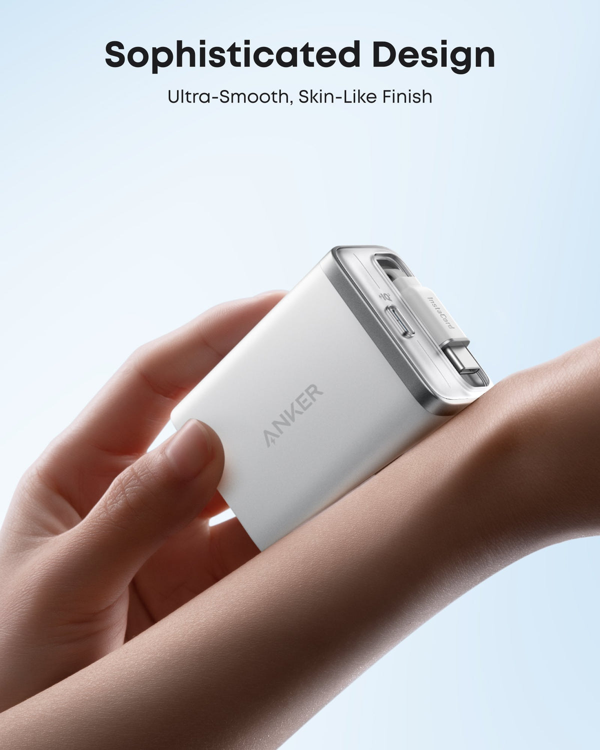Anker Nano 35W Charger with Retractable USB-C Cable