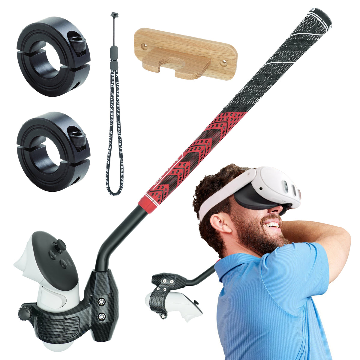 DeadEyeVR DriVR Ace VR Golf Handle for Quest 3, 3S & Pro