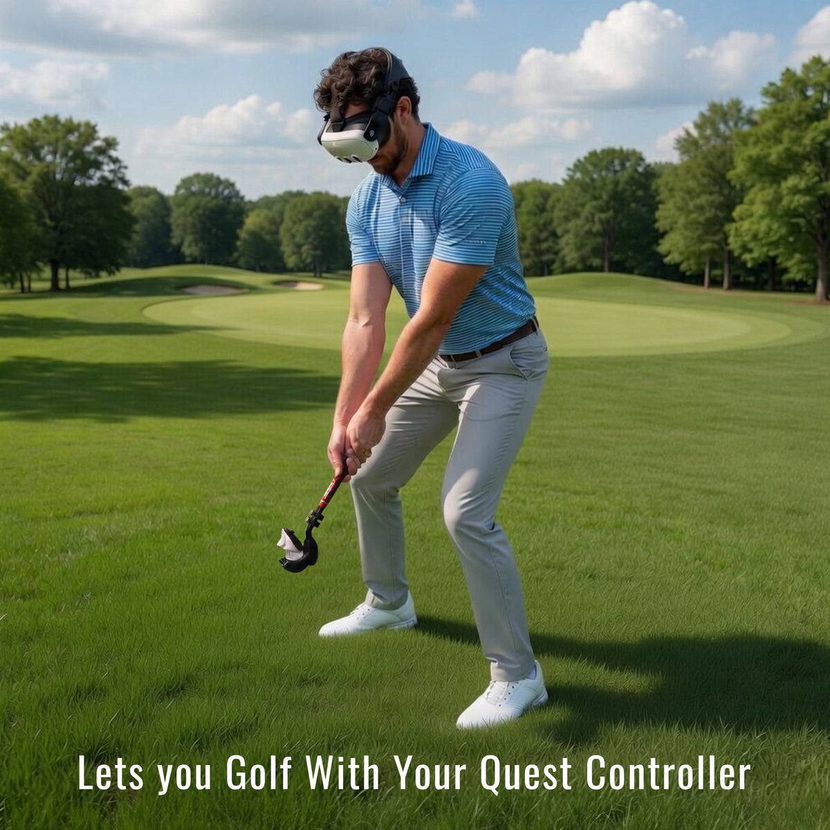 DeadEyeVR DriVR Ace VR Golf Handle for Quest 3, 3S & Pro