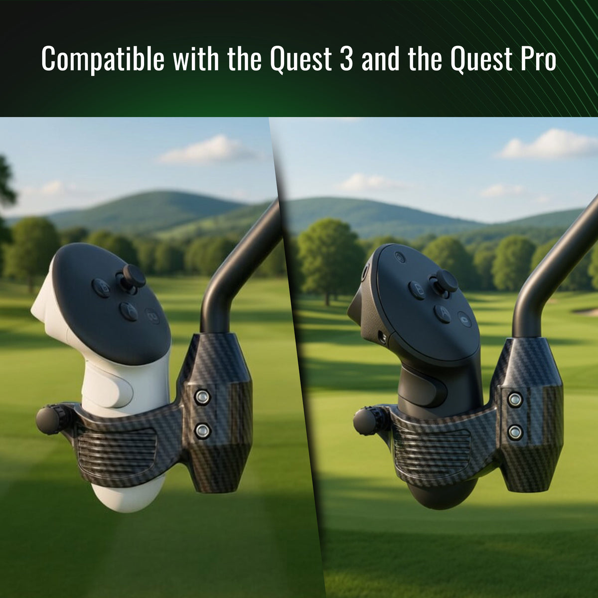DeadEyeVR DriVR Ace VR Golf Handle for Quest 3, 3S & Pro