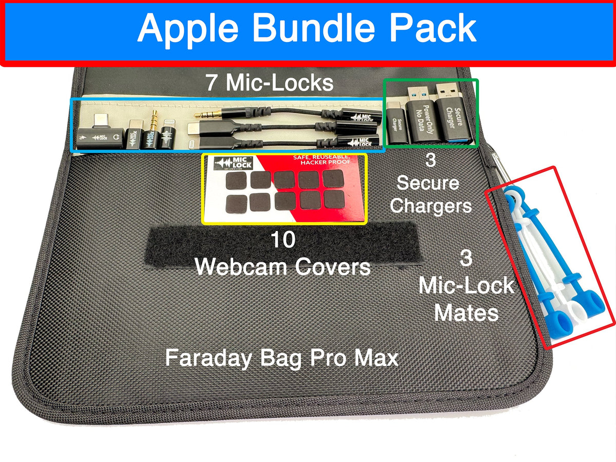 Mic-Lock Apple Privacy Bundle contents overview
