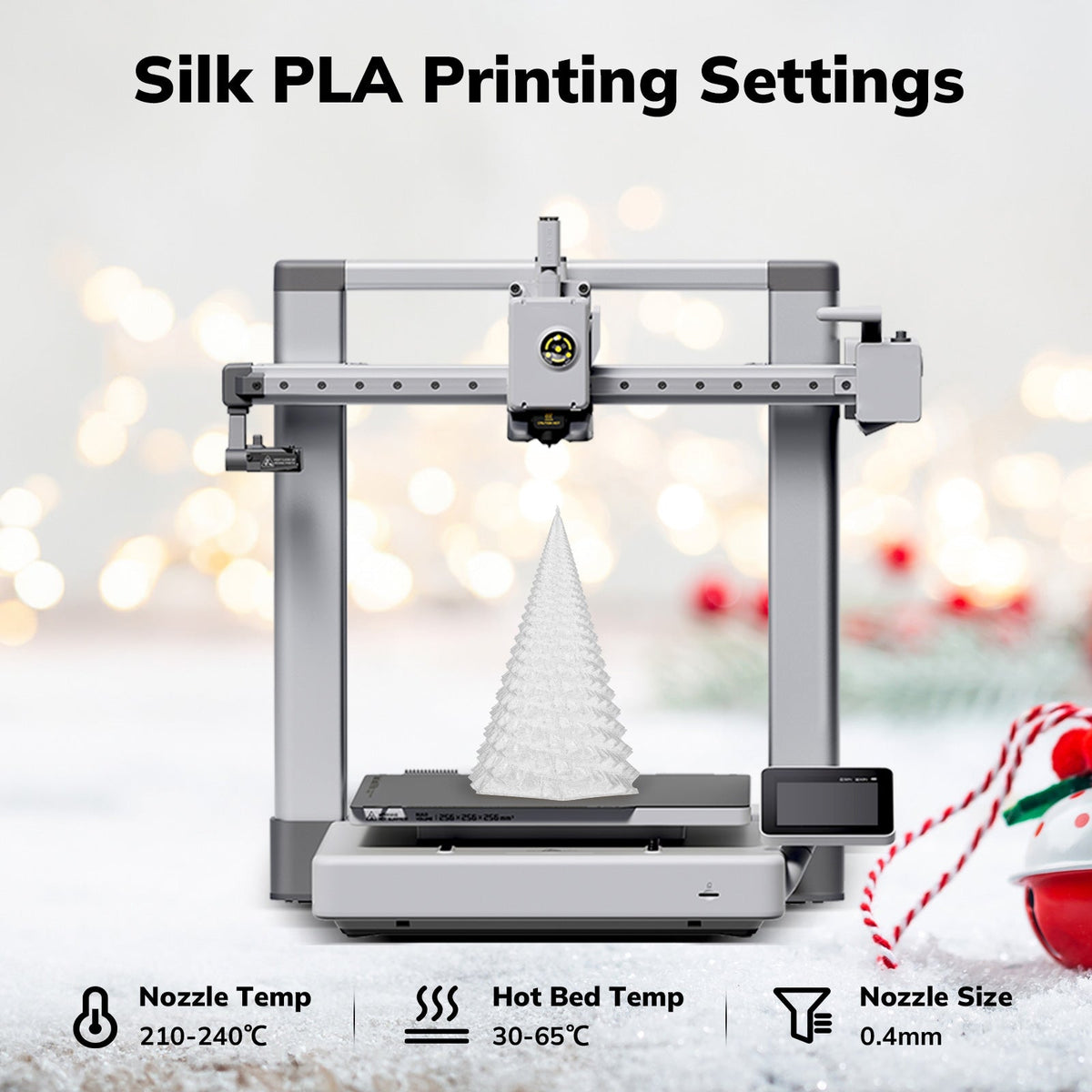 Amolen PLA Shiny Glitter 1.75mm, 1KG/2.2LB