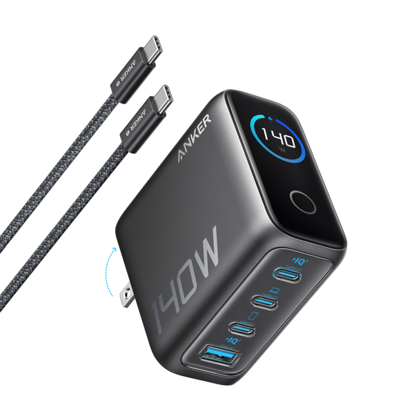 Anker 140W 4-Port USB-C Charger with Cable