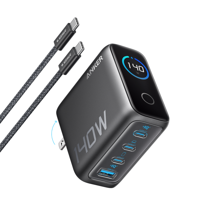 Anker 140W 4-Port USB-C Charger with Cable