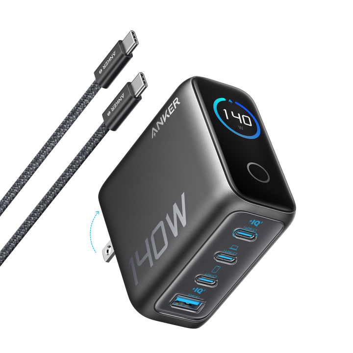 Anker 140W 4-Port USB-C Charger with Cable