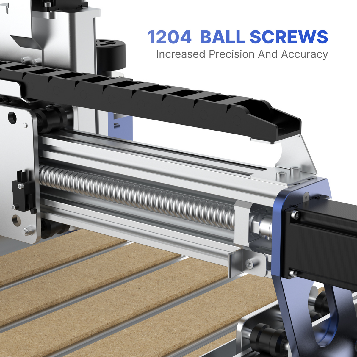 Genmitsu PROVerXL 4030 V2 CNC Router — 1204 ball-screw detail