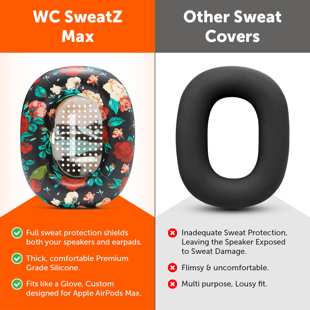 Wicked Cushions Apple Airpods Max 1 Earpad Sweat Covers - WC SweatZ Max