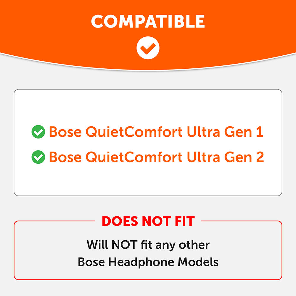 Wicked Cushions Bose QuietComfort Ultra Gen 1 & Gen 2 Earpads - WC PadZ QC Ultra