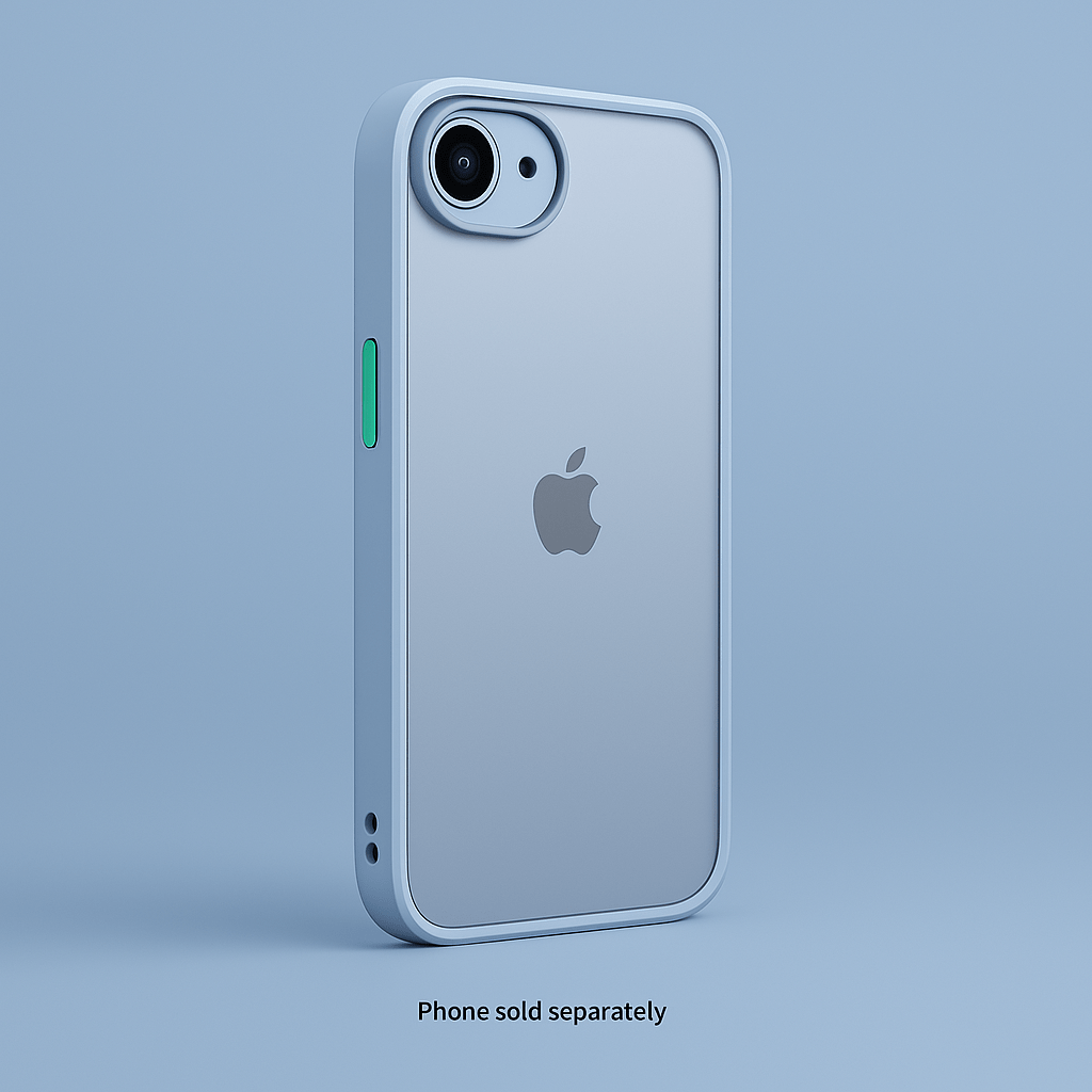 SaharaCase Venture Clear Case for iPhone 17e & iPhone 16e — case fit and edge details