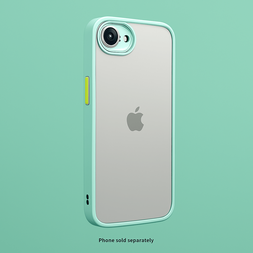 SaharaCase Venture Clear Case for iPhone 17e & iPhone 16e — case fit and edge details