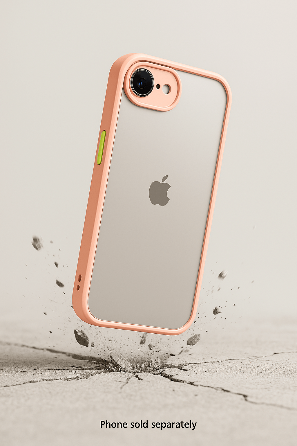 SaharaCase Venture Clear Case for iPhone 17e & iPhone 16e — case fit and edge details