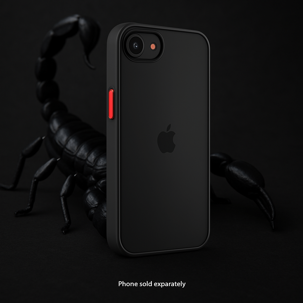 SaharaCase Venture Clear Case for iPhone 17e & iPhone 16e — case fit and edge details