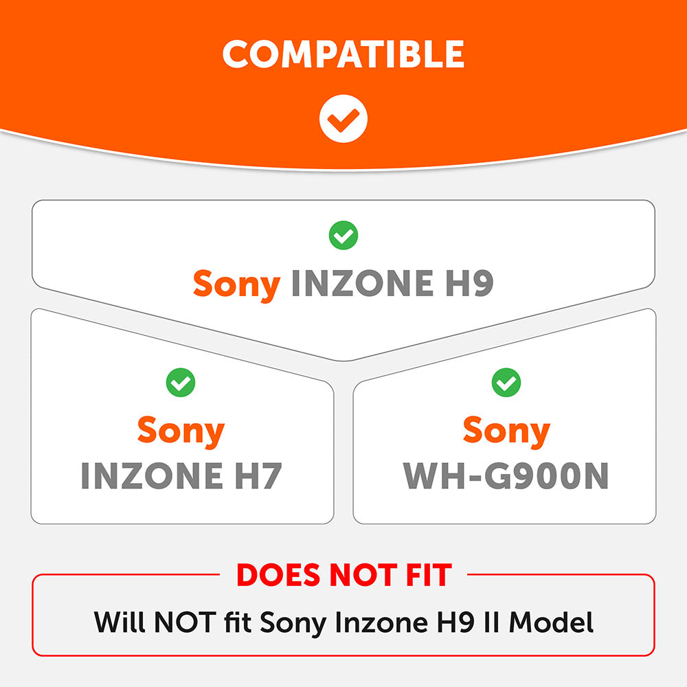 Wicked Cushions Sony Inzone H9 Earpads - WC FreeZe Cooling Gel