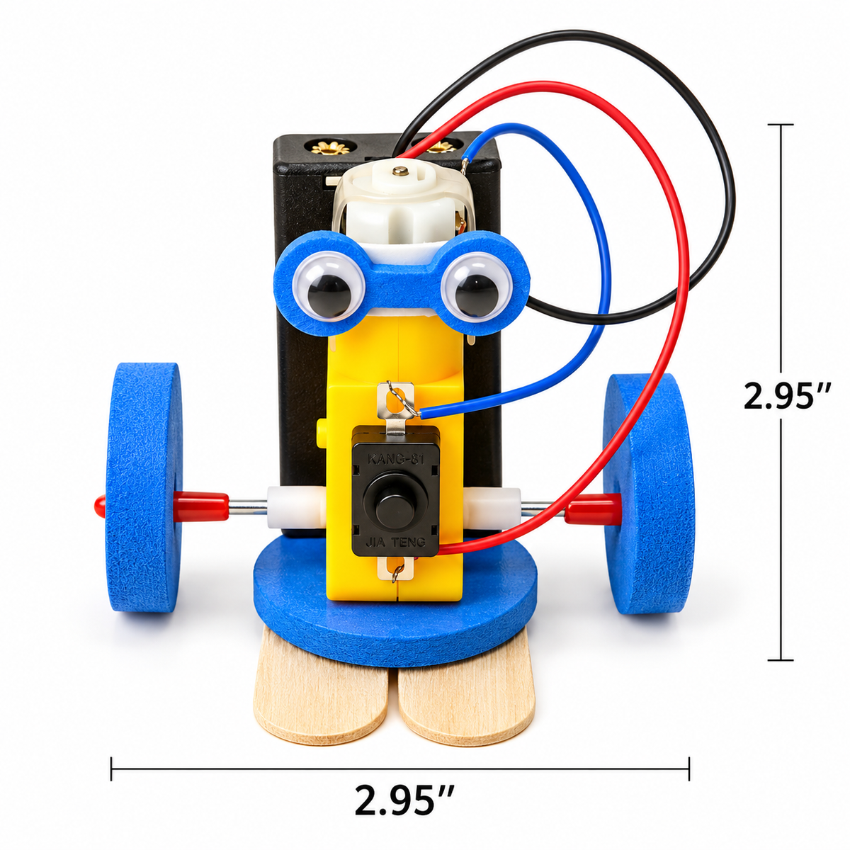 Kitsville ST027: Robot dimensions diagram